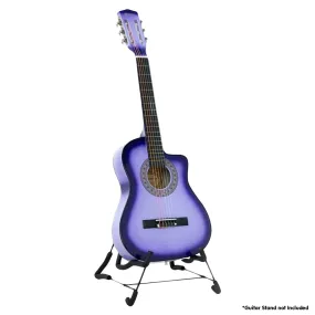 38in High-Gloss Cutaway Acoustic Guitar Set - Karrera