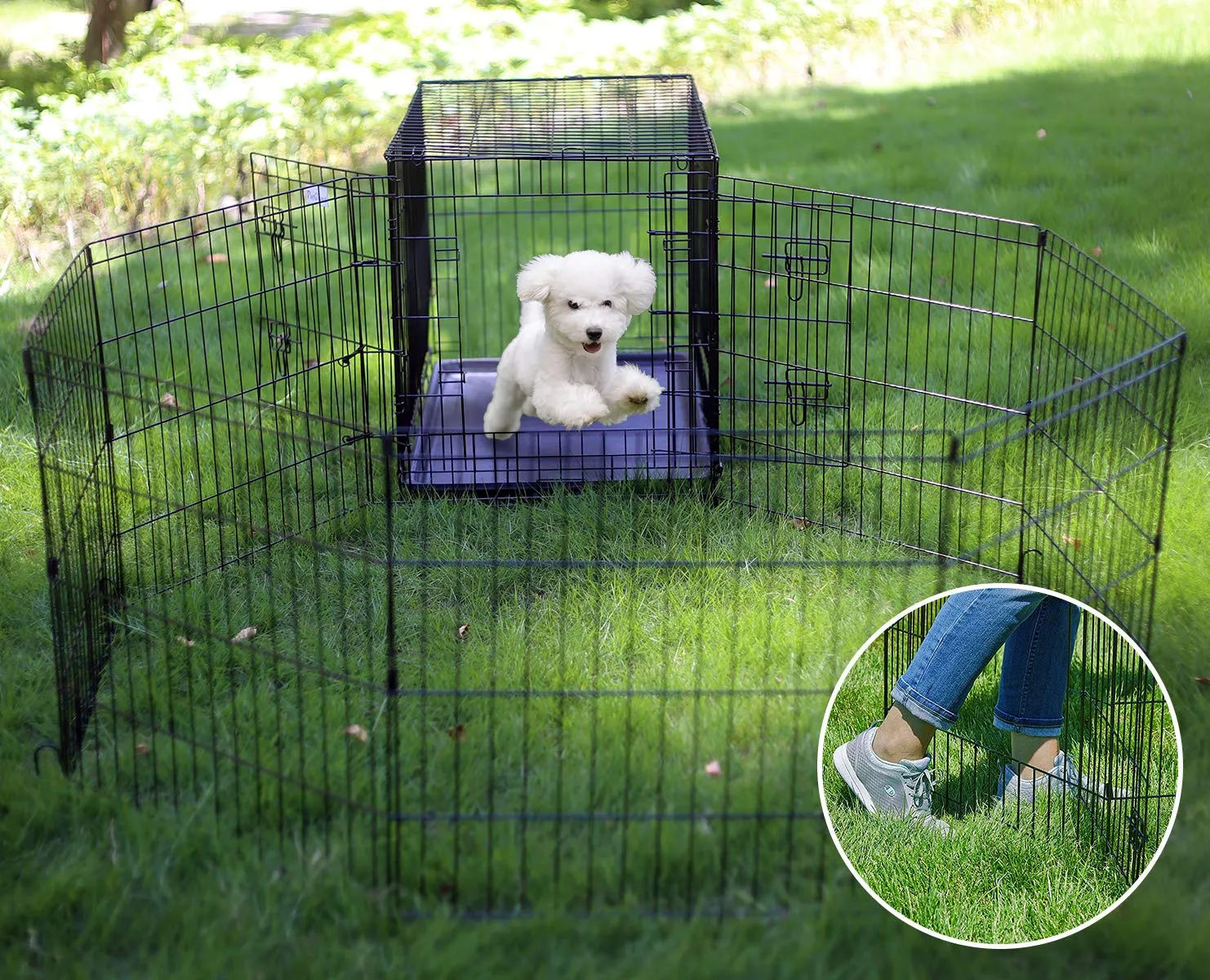 8-Panel Pet Playpen