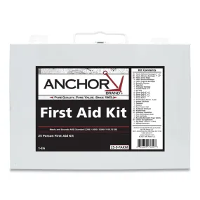 Anchor 25 Person First Aid Kit - Metal