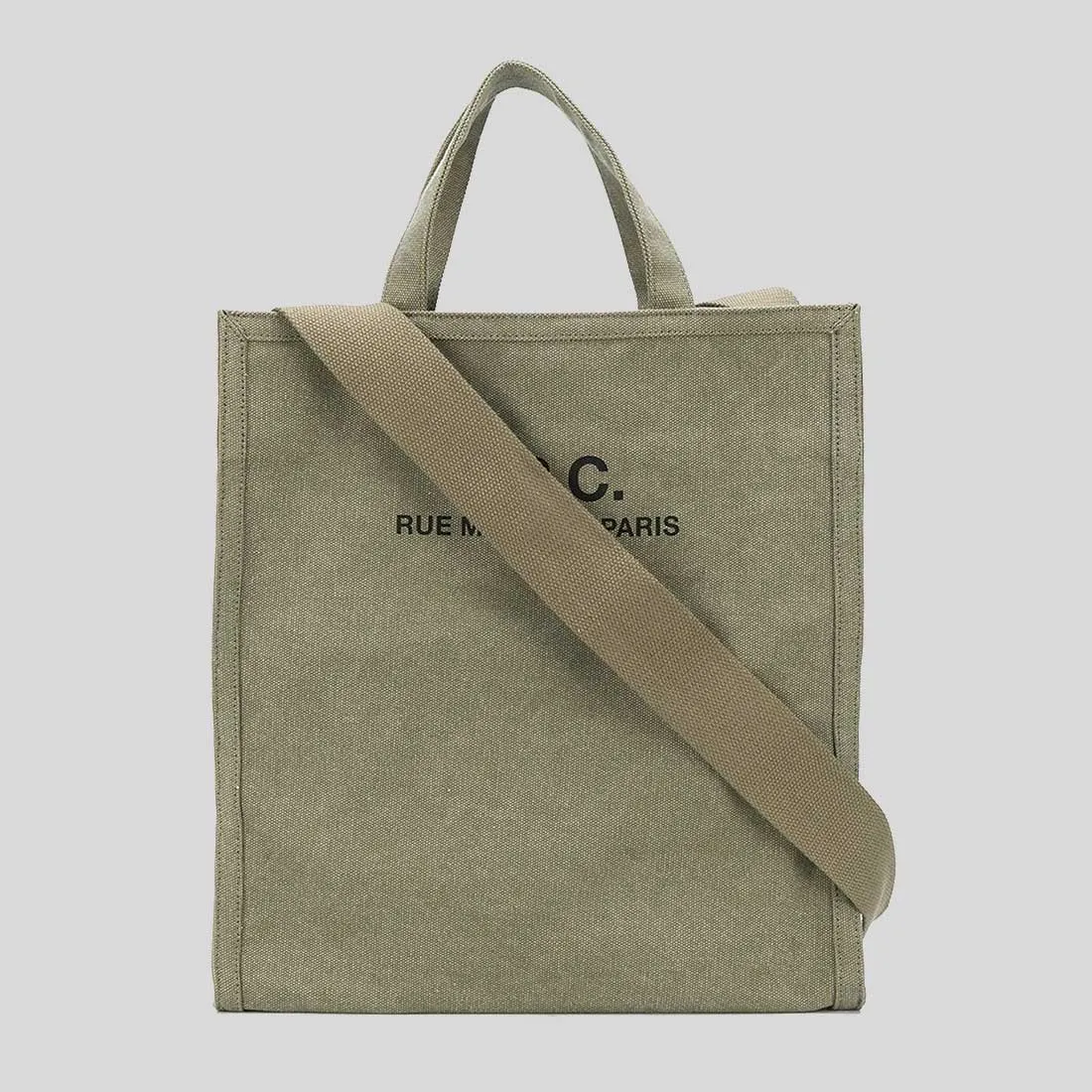 A.P.C. Recuperation Shopping Bag Khaki RB-CODBMH61318JAA