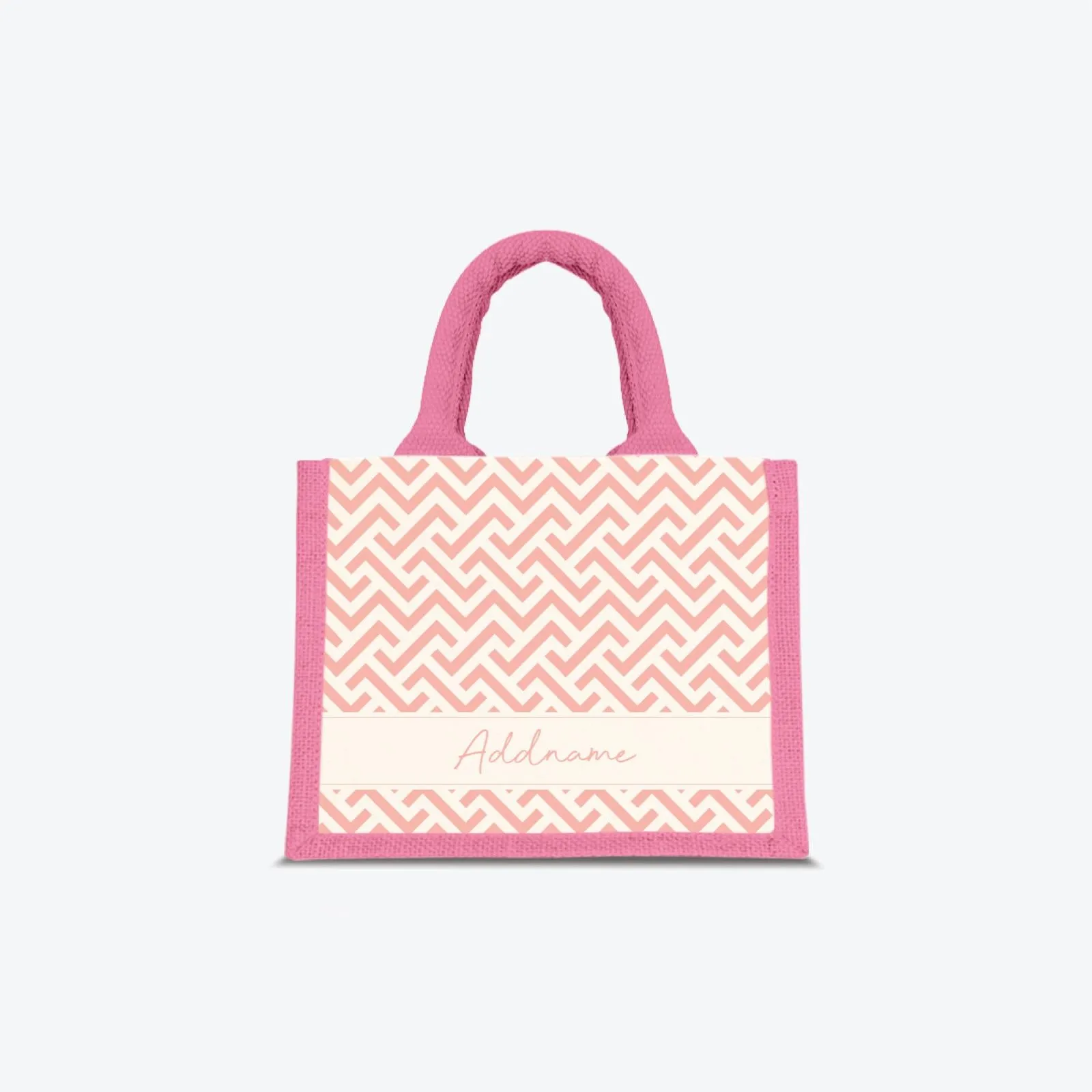 AUFBAU Series - Pastel Peach Jute Bags