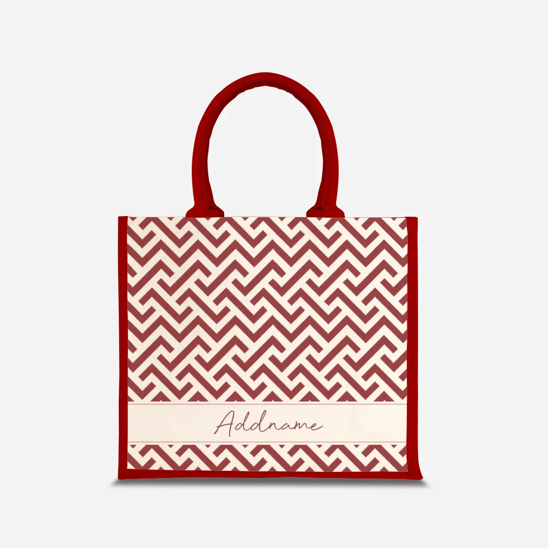 AUFBAU Series - Rouge Jute Bags