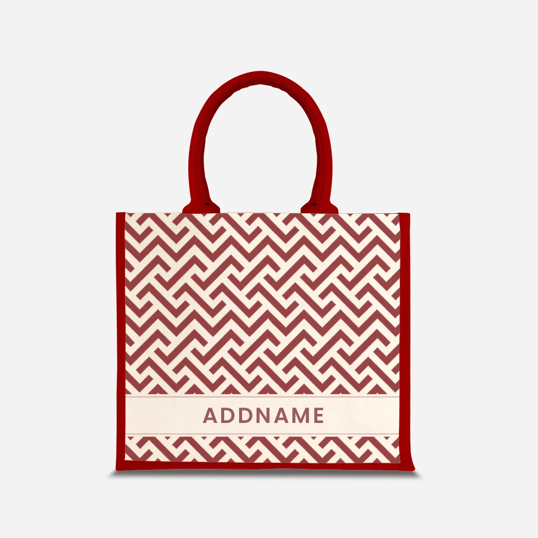 AUFBAU Series - Rouge Jute Bags