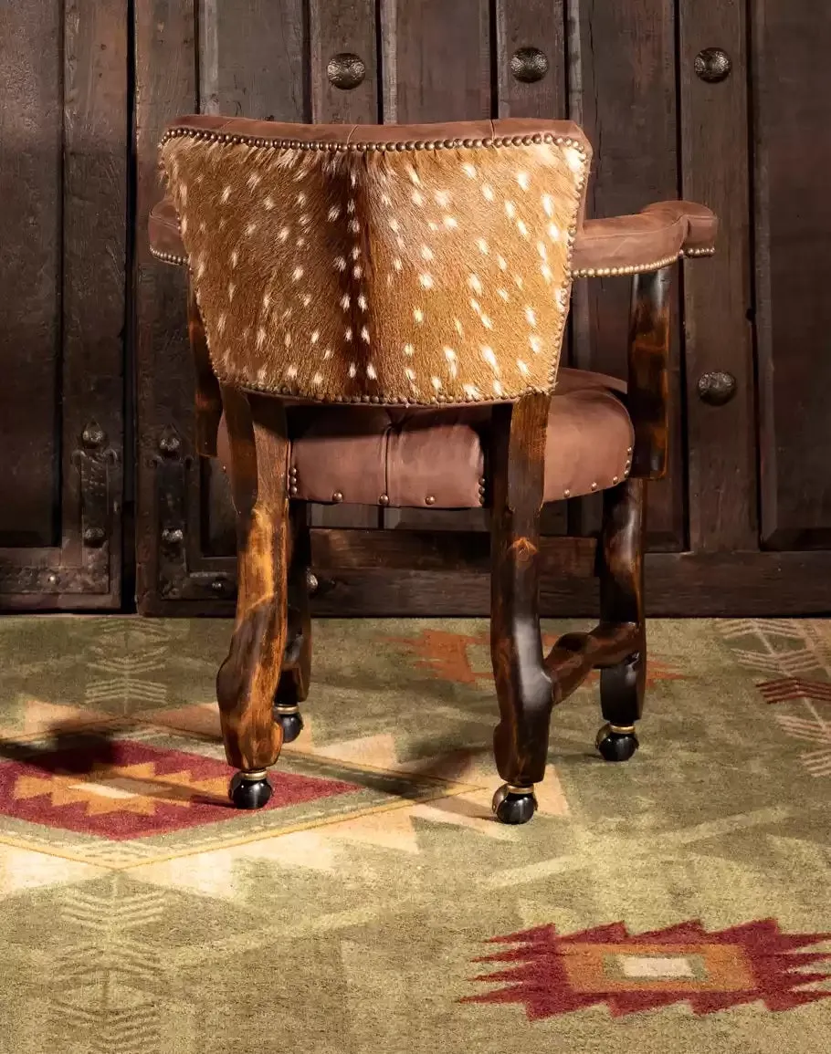 Axis Hide Tufted Game Chair with Casters