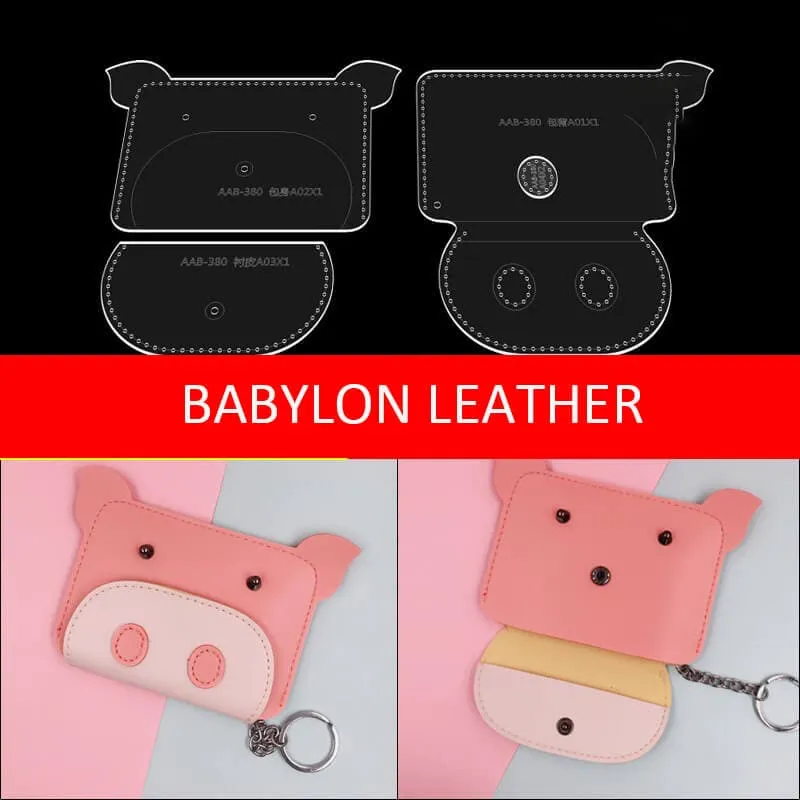 BABYLON™ Cartoon Pig Coin Purse Making Pattern AAB-380