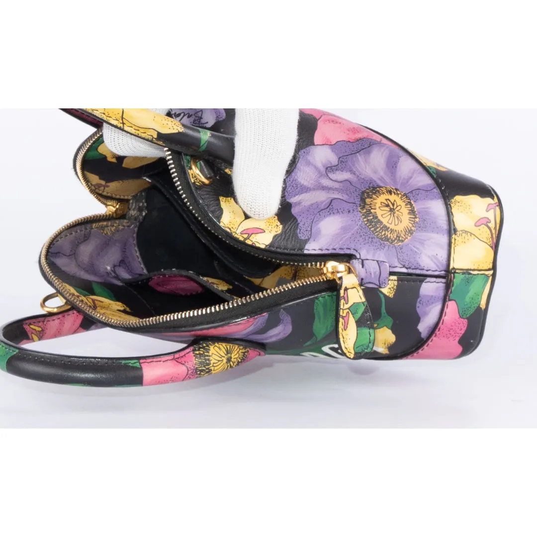 Balenciaga Floral Ville Top Crossbody Bag