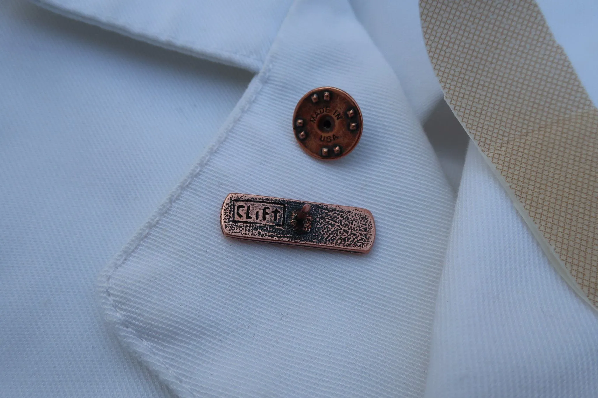 Band-Aid Copper Lapel Pin