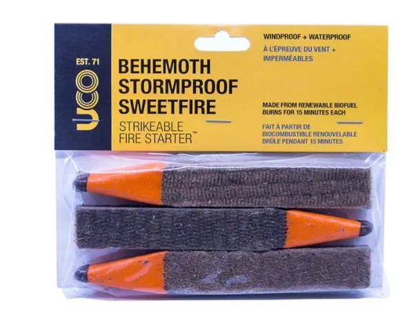 Behemoth - Stormproof Tinder Match Fire Starter - 3pk