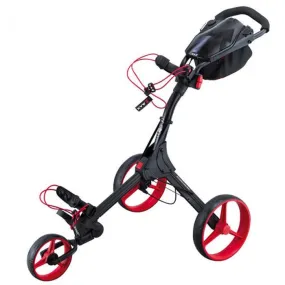 Big Max IQ  3-Wheel Push Trolley - Black/Red