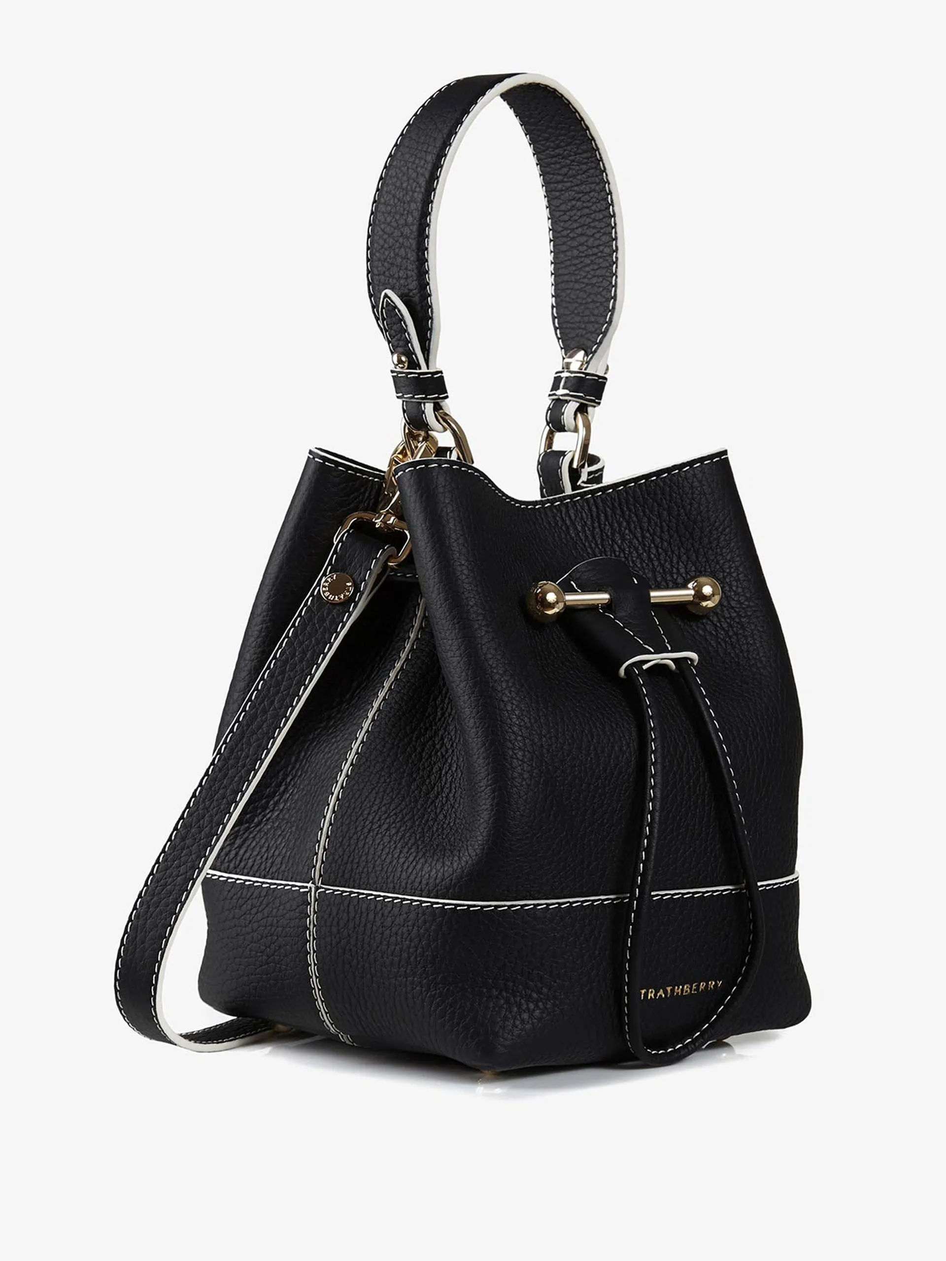 Black Lana Osette bucket bag