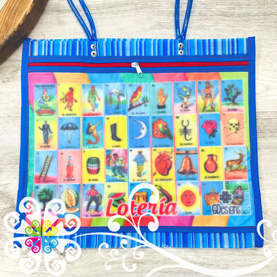 Blue Mix Large Loteria - Shopping Morral