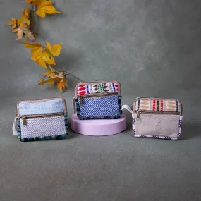 BoHo coin Pouch Multi-Colour with Rectangular  Design.