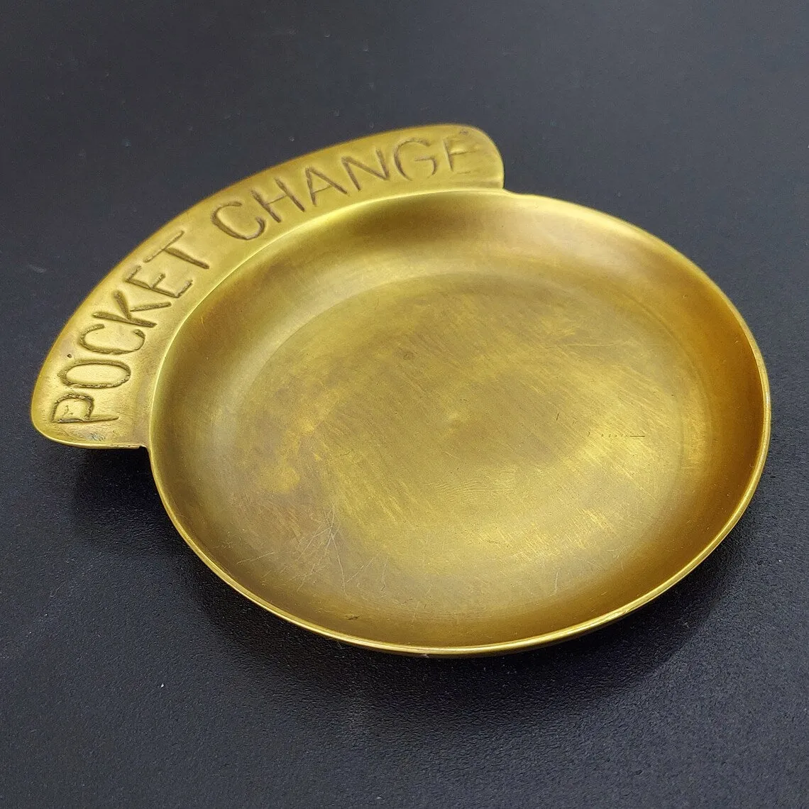 Brass Pocket Change Dish