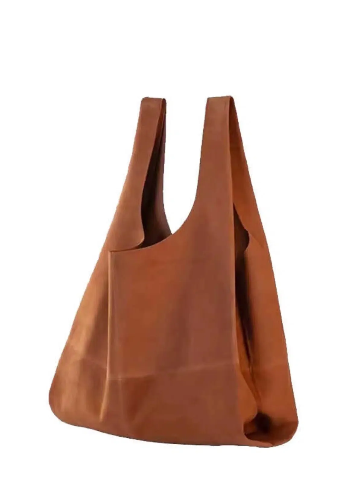 Brown Canvas Shopping Bag