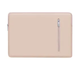 BUBM PLAIN SLEEVE 13" With Pocket - Cream (Beige)