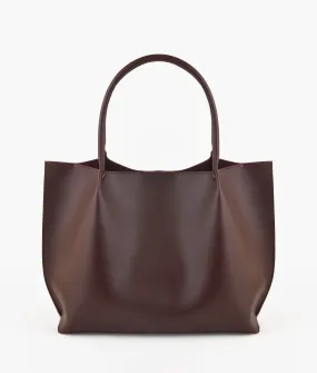 Burgundy tote bag