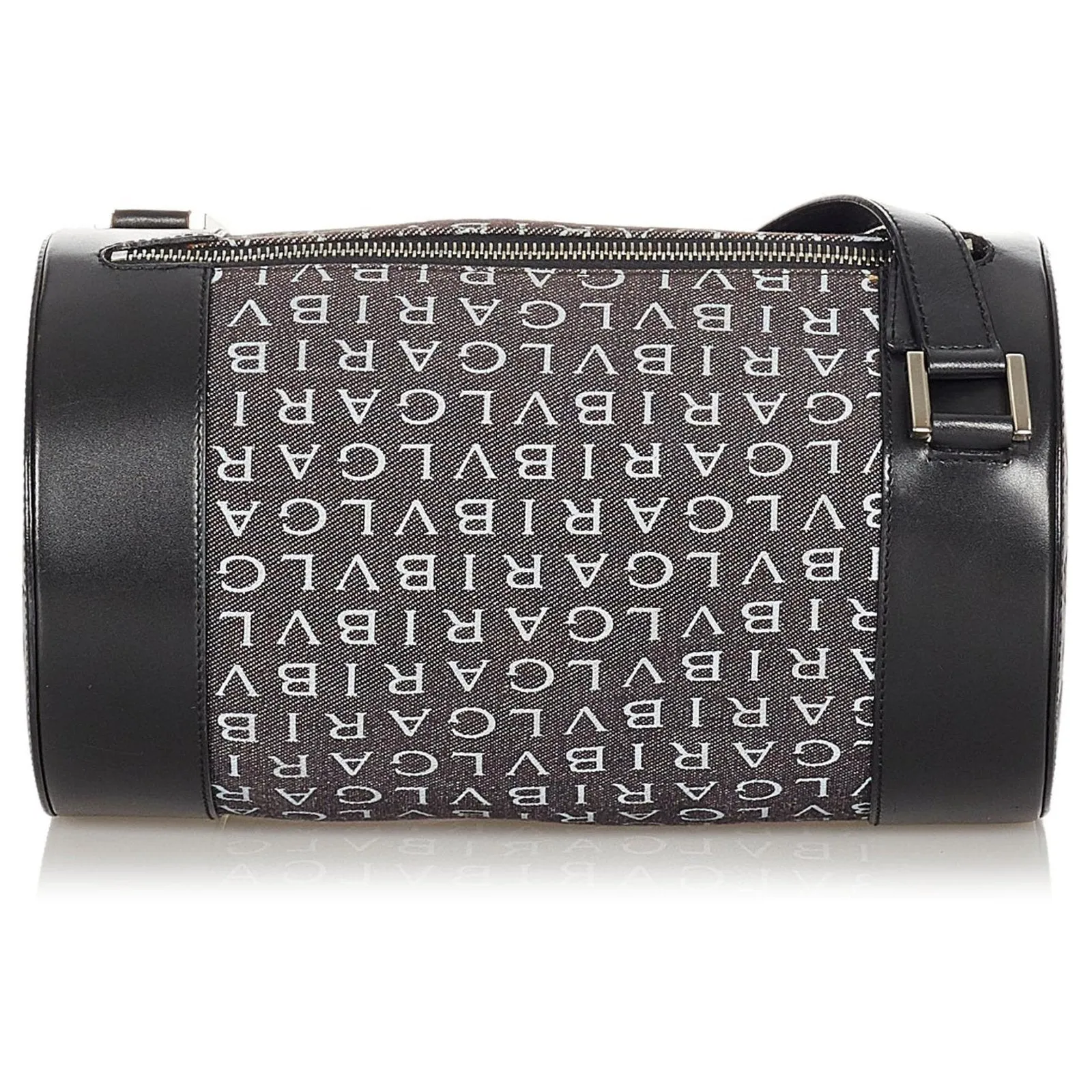 Bvlgari LogoMania Cylinder Crossbody Bag