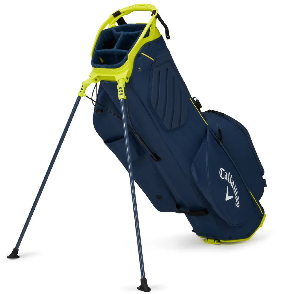 Callaway Fairway C Stand Bag - Navy/Florescent Yellow