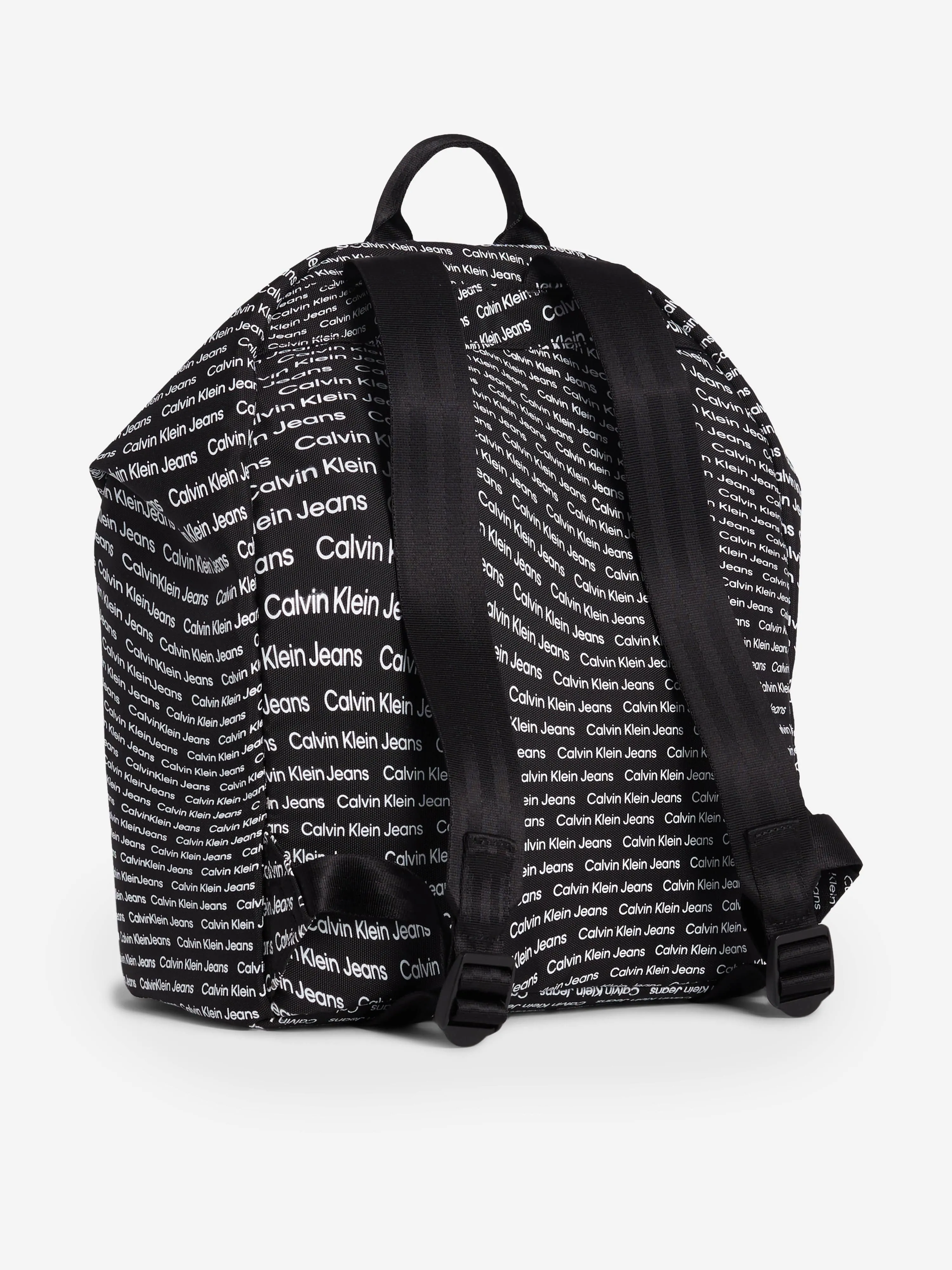 Calvin Klein Kids Logo Backpack in Black