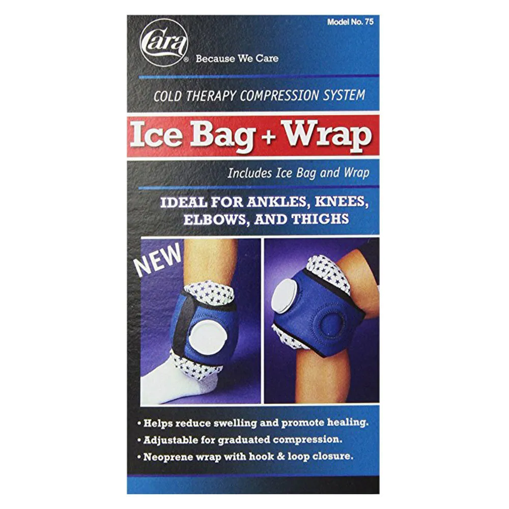 Cara 75 Cold Therapy Compression Wrap with Ice Bag 1 Each