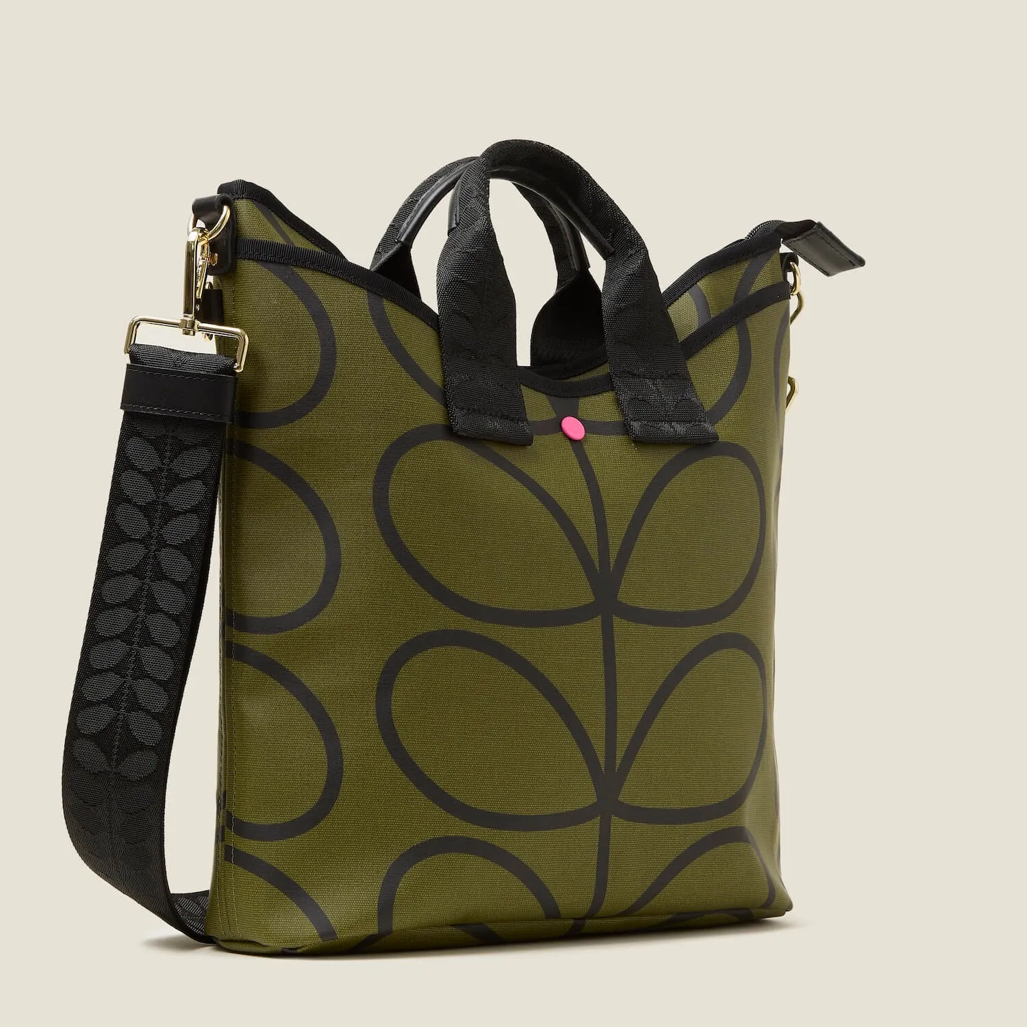 Carrygrab Bucket Bag - Giant Linear Stem Olive