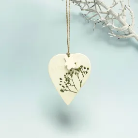 Ceramic hanging - baby's breath (Gypsophila)