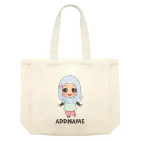 Children's Day Gift Series Little Malay Girl Addname Shopping Bag