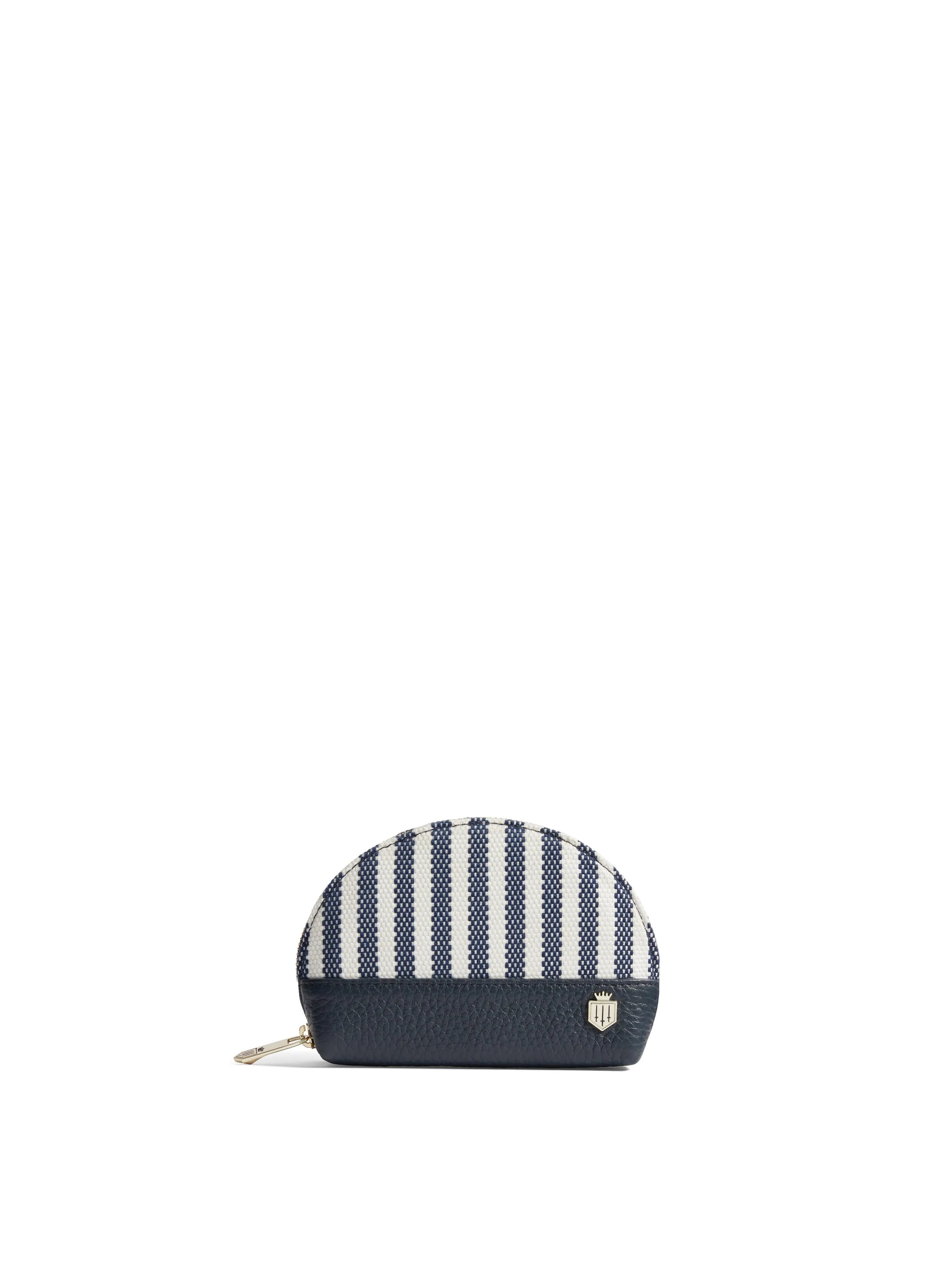 Chiltern Coin Purse - Navy Stripe