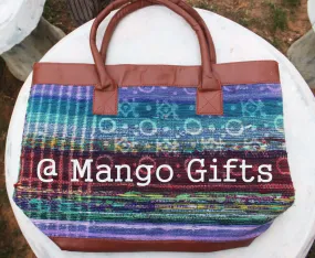 Chindi Rug Tota/Tote Bag Hand Stitch Shopping Bag