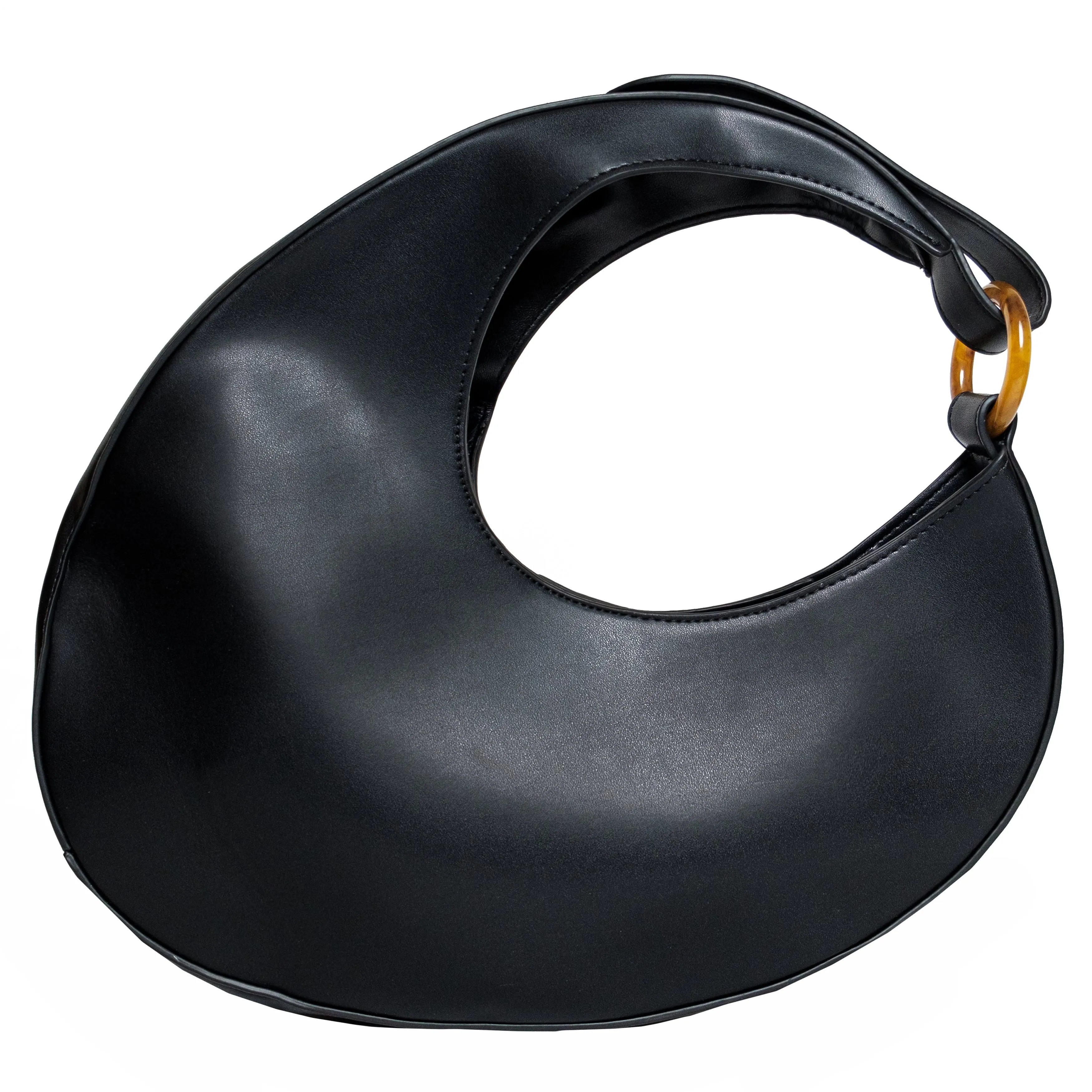 Chokore Crescent-shaped Shoulder Bag (Black)