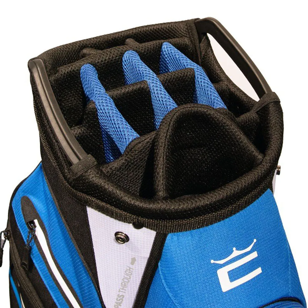 Cobra Signature Cart Bag - Bright White/Puma Black/Electric Blue