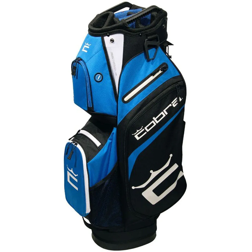 Cobra Signature Cart Bag - Bright White/Puma Black/Electric Blue