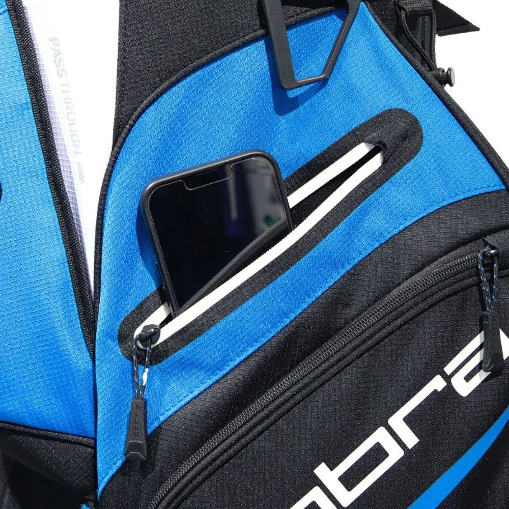 Cobra Signature Cart Bag - Bright White/Puma Black/Electric Blue