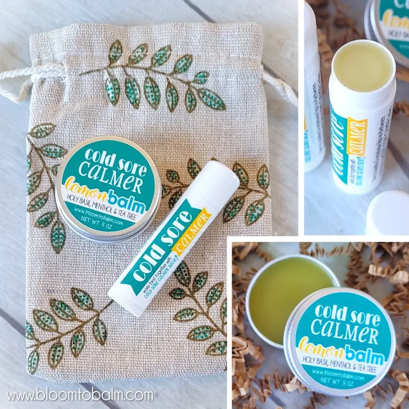 COLD SORE CALMER Salve & Lip Balm {DUO}