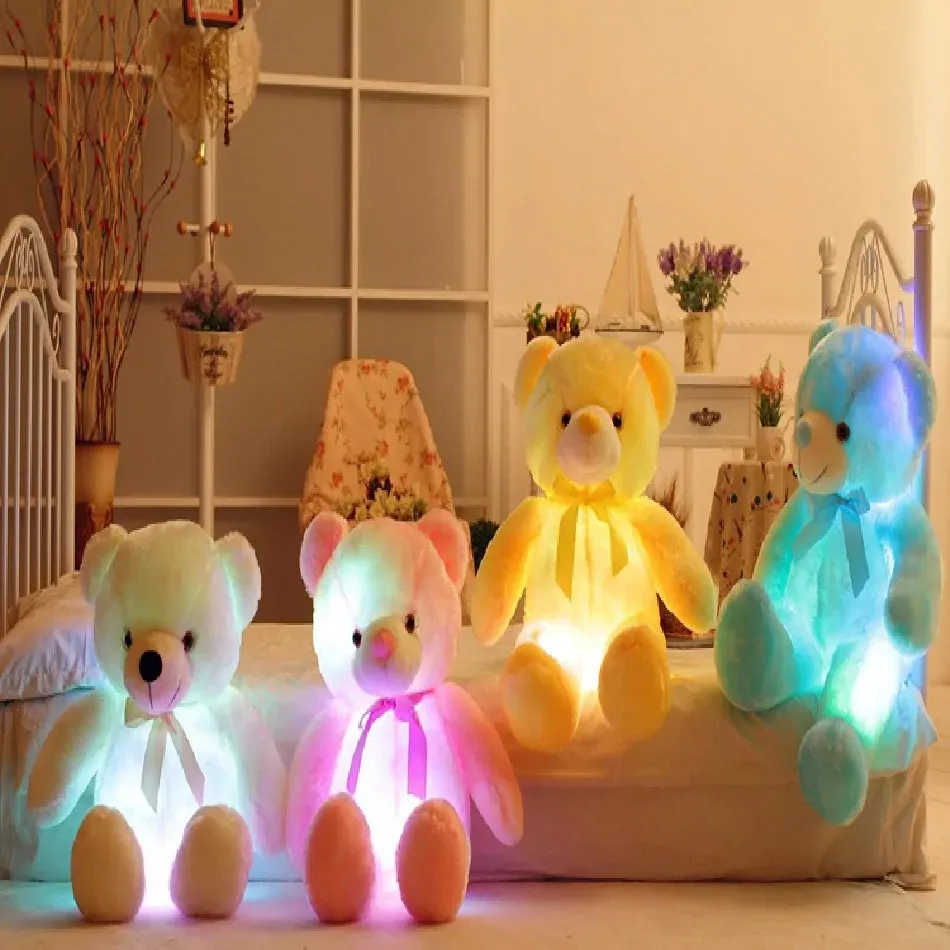 Creative LED Inductive Stuffed Animals Plush Teddy Bear