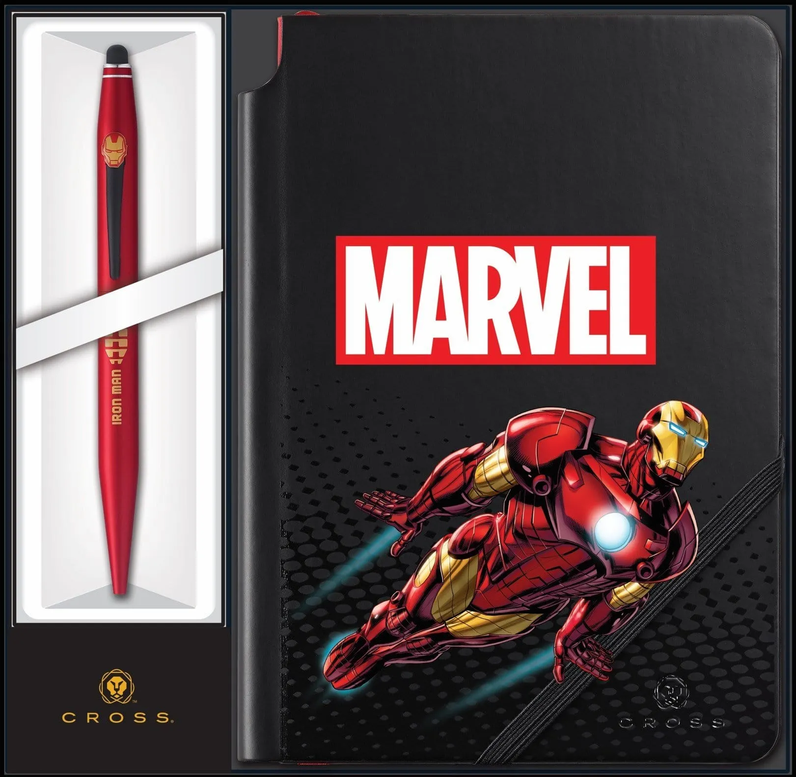 Cross Iron Man Tech2 Ball Point Pen with Marvel Journal Set in gift box - AT0652SD-11/1