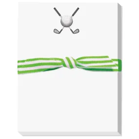 Crossed Clubs Notepad