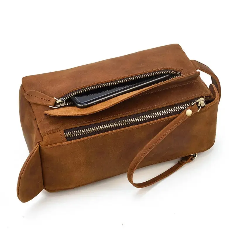 Dado Handmade Leather Toiletry Bag