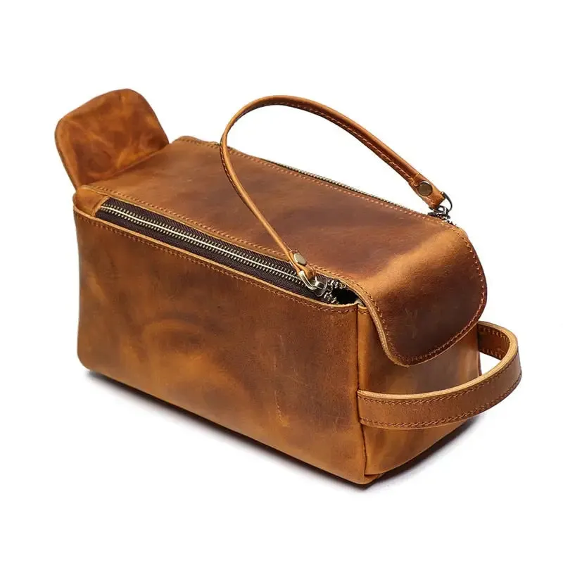 Dado Handmade Leather Toiletry Bag