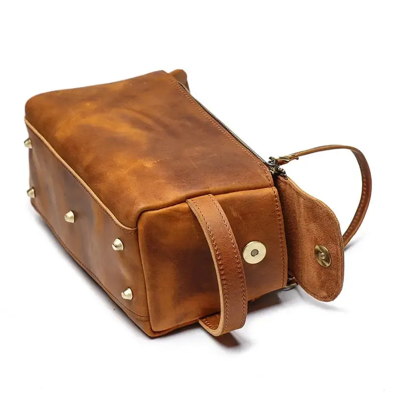 Dado Handmade Leather Toiletry Bag