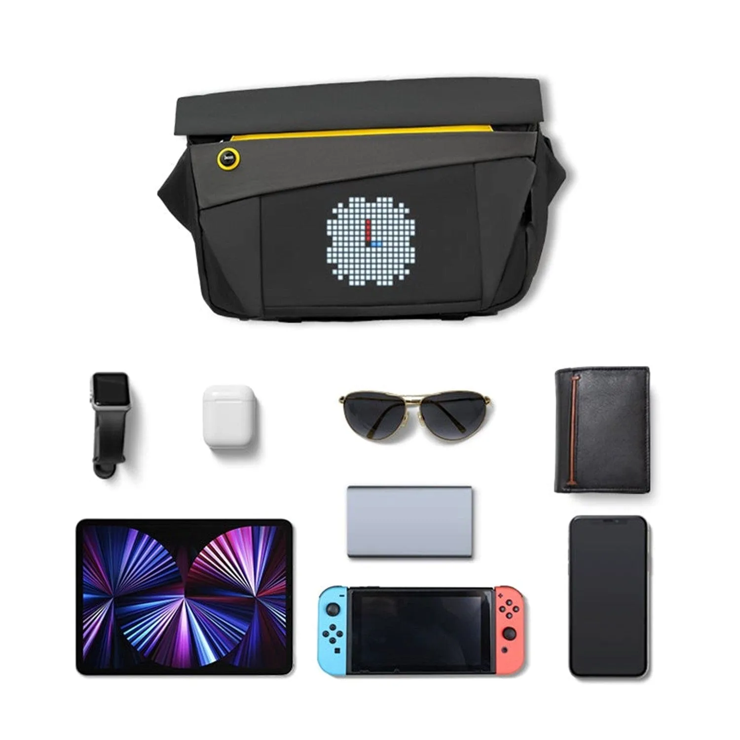 Divoom Pixoo Sling Bag-V with Pixel Art Display