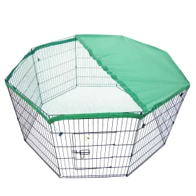 Durable Foldable 8-Panel Dog Playpen with Cover, Paw Mate