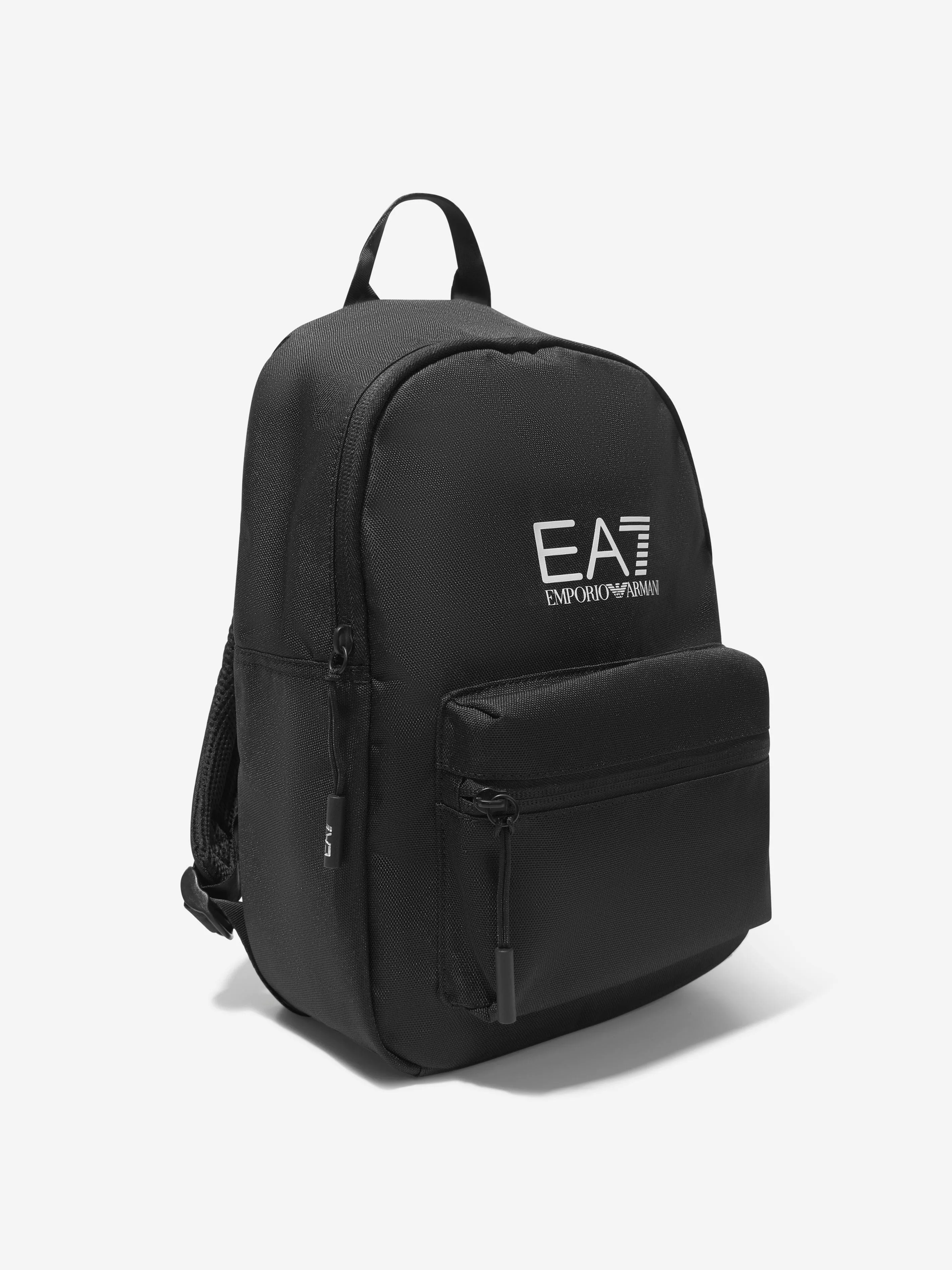 EA7 Emporio Armani Kids Logo Backpack in Black (34cm)