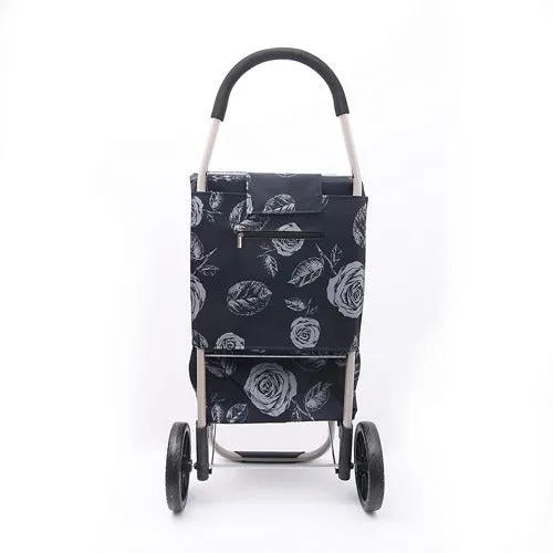 Eagle London Multicoloured Floral Print Lightweight 2 Wheel Shopping Trolley