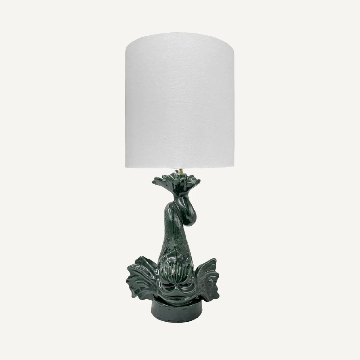 Emerald Green Dolphin Lamp