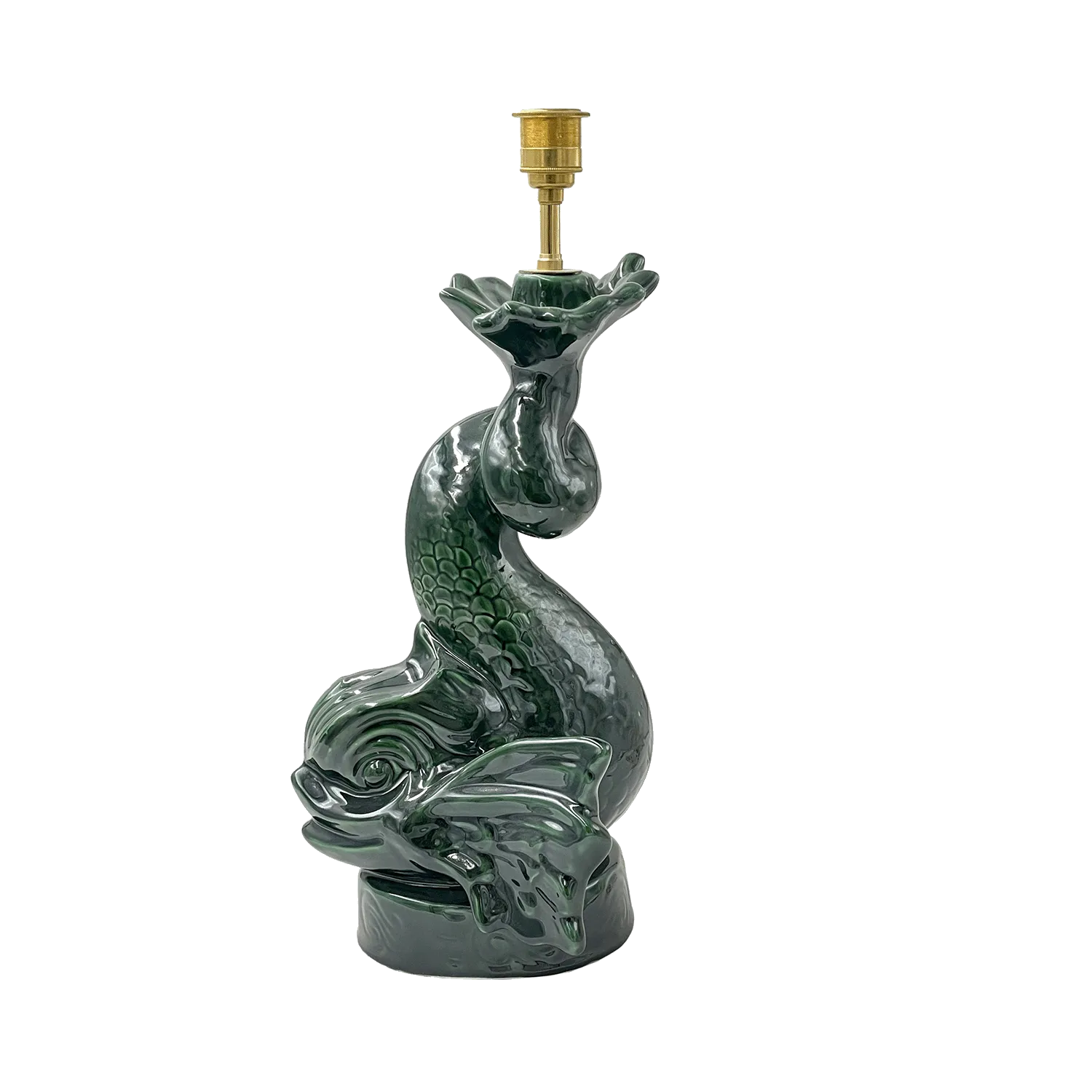 Emerald Green Dolphin Lamp