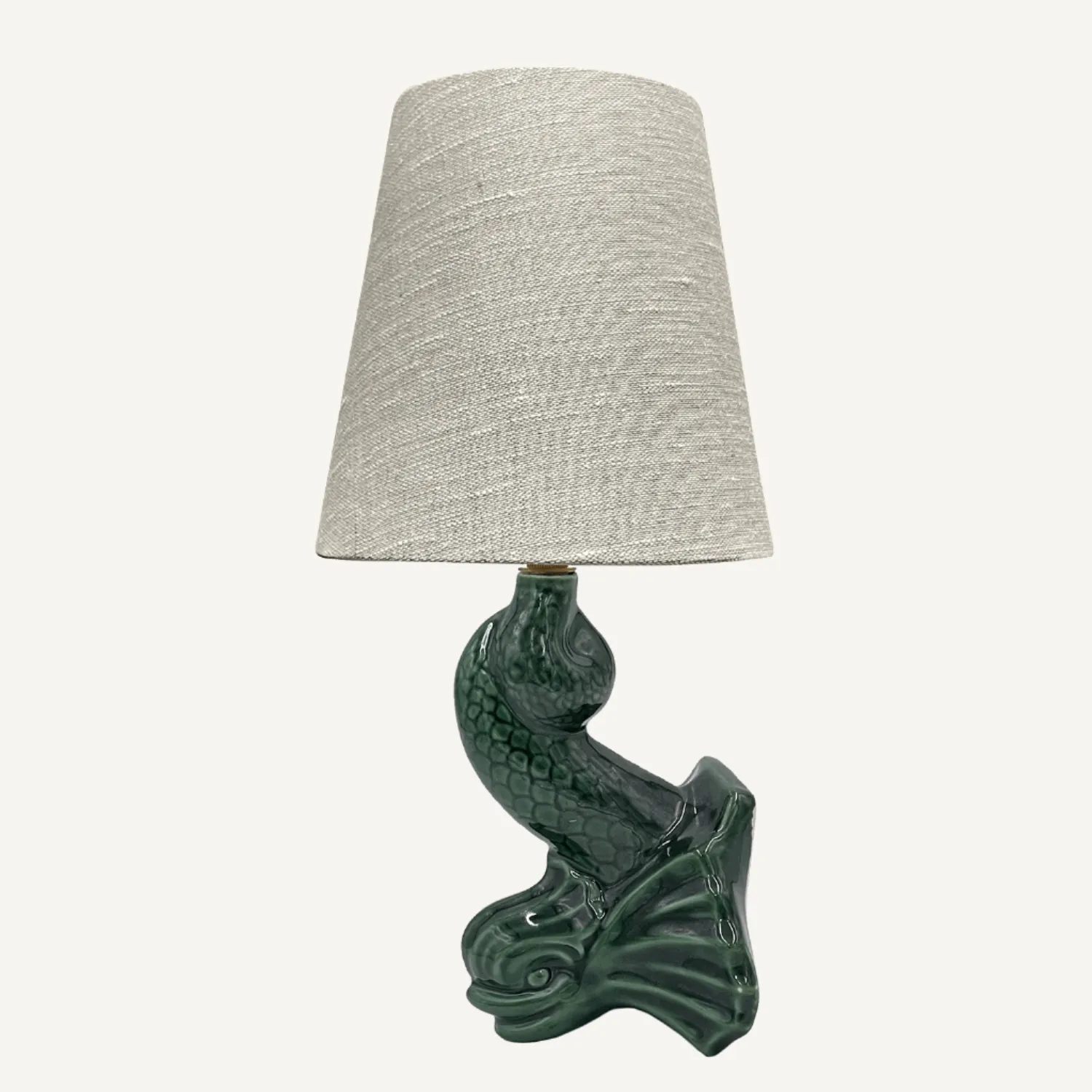 Emerald Green Dolphin Wall Light