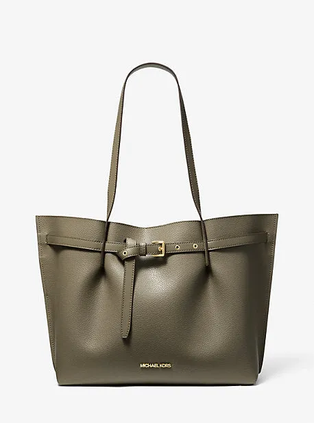 Emilia Large Pebbled Leather Tote Bag