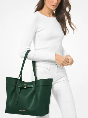 Emilia Large Pebbled Leather Tote Bag