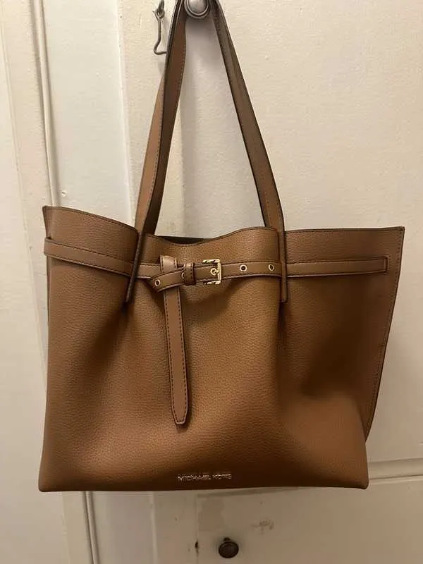 Emilia Large Pebbled Leather Tote Bag